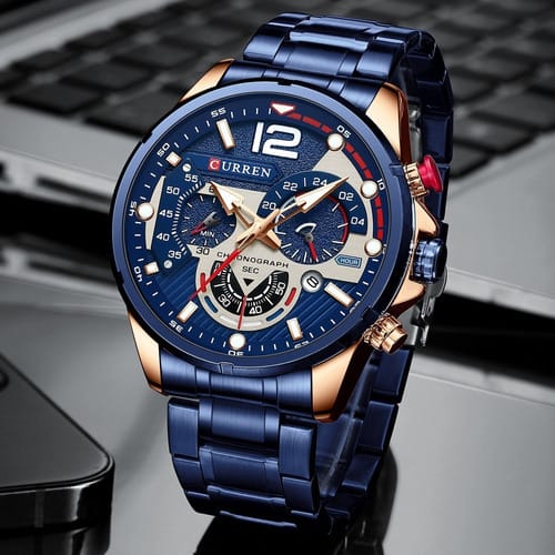 CURREN 8395 / ACERO · 5 COLORES