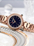 Reloj CURREN 9089 para mujer, variante oro rosa con esfera azul