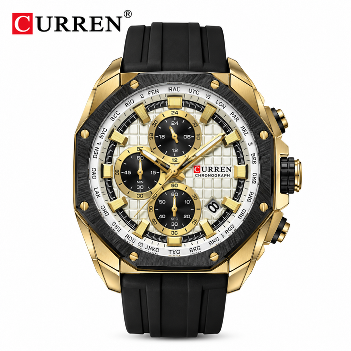 CURREN 8464 / SILICONA · 4 COLORES