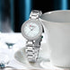 Reloj CURREN 9089 para mujer, variante plateado con esfera blanca