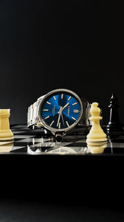 CURREN 9090G / PLATEADO – AZUL