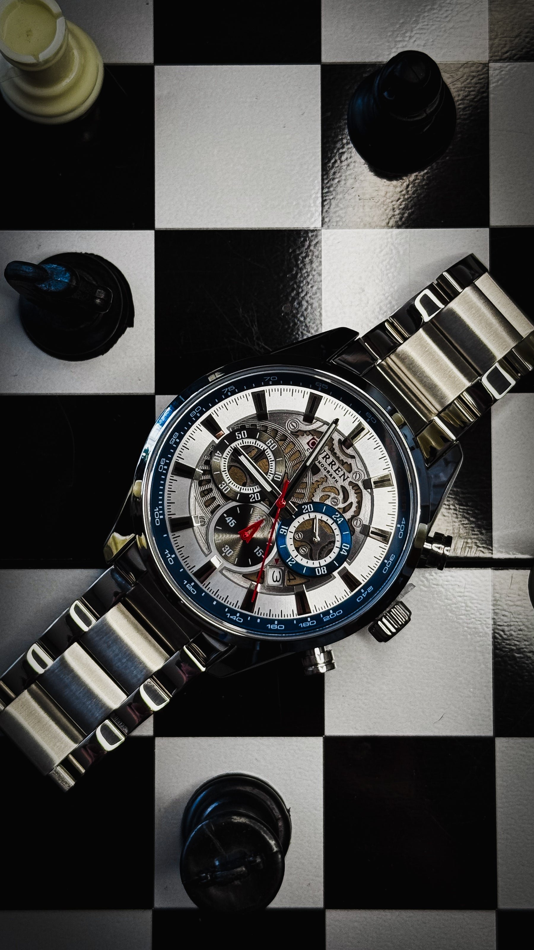 CURREN 8391 / PLATEADO