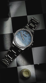 CURREN 9103 / PLATEADO – CELESTE
