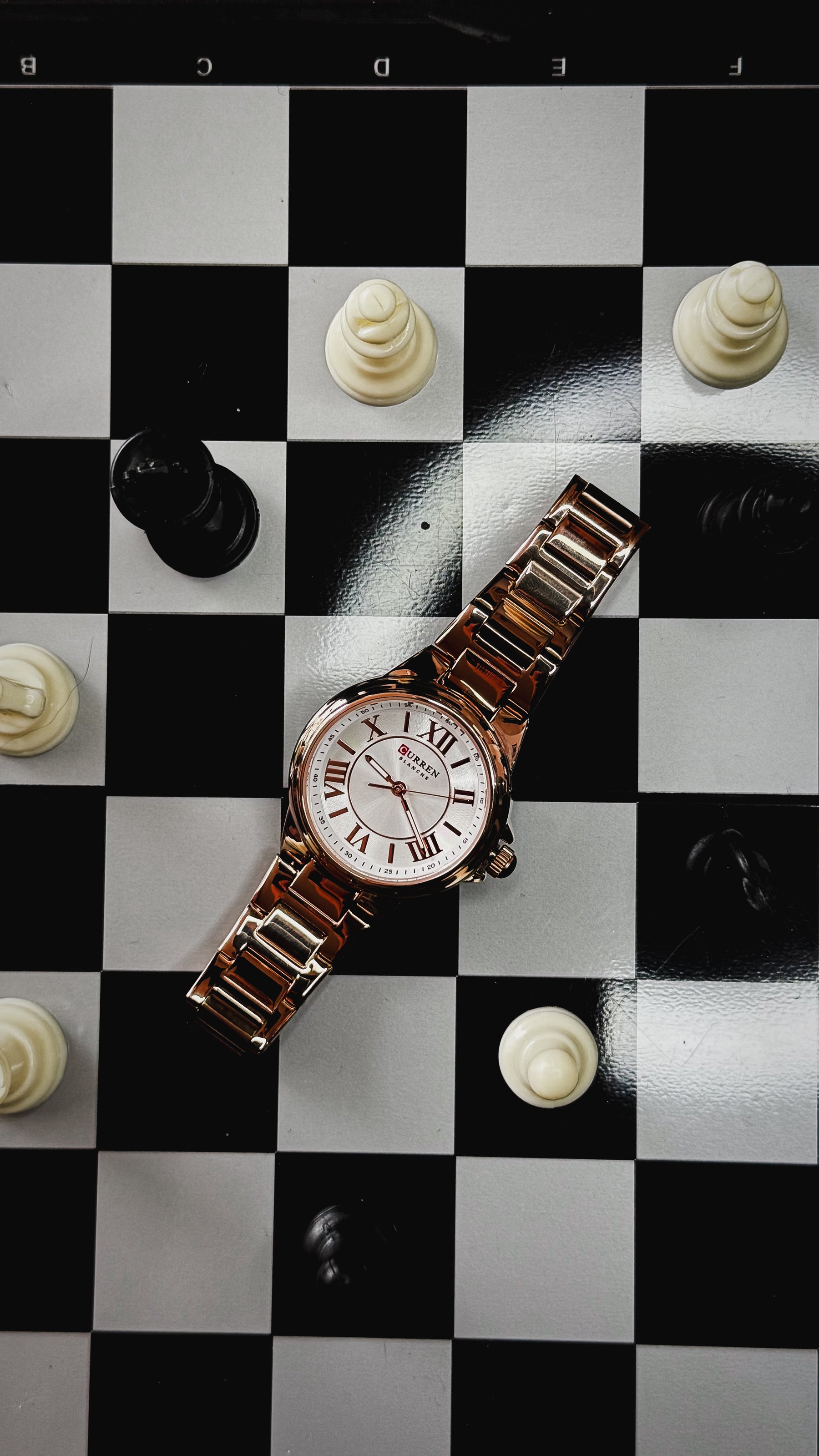 CURREN 9091 / ORO – PLATEADO