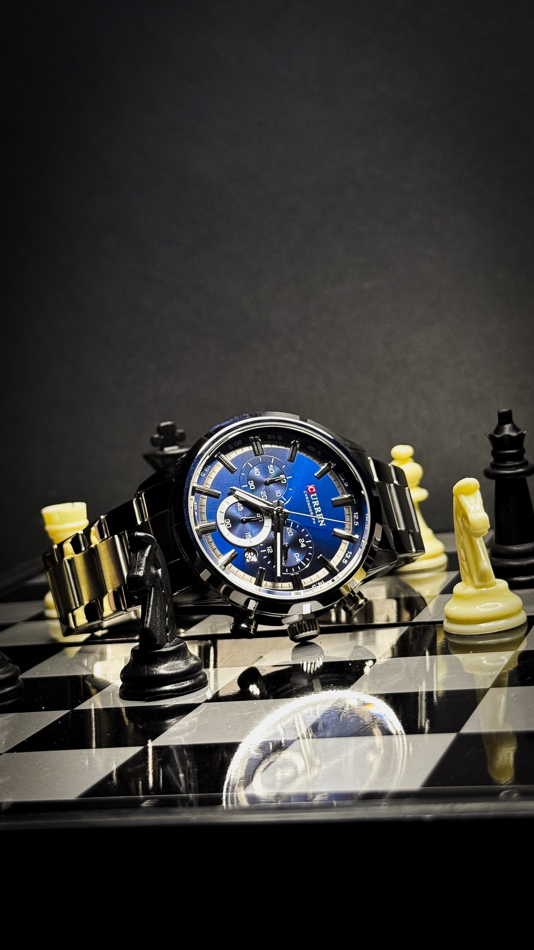 CURREN 8355 / PLATEADO – AZUL