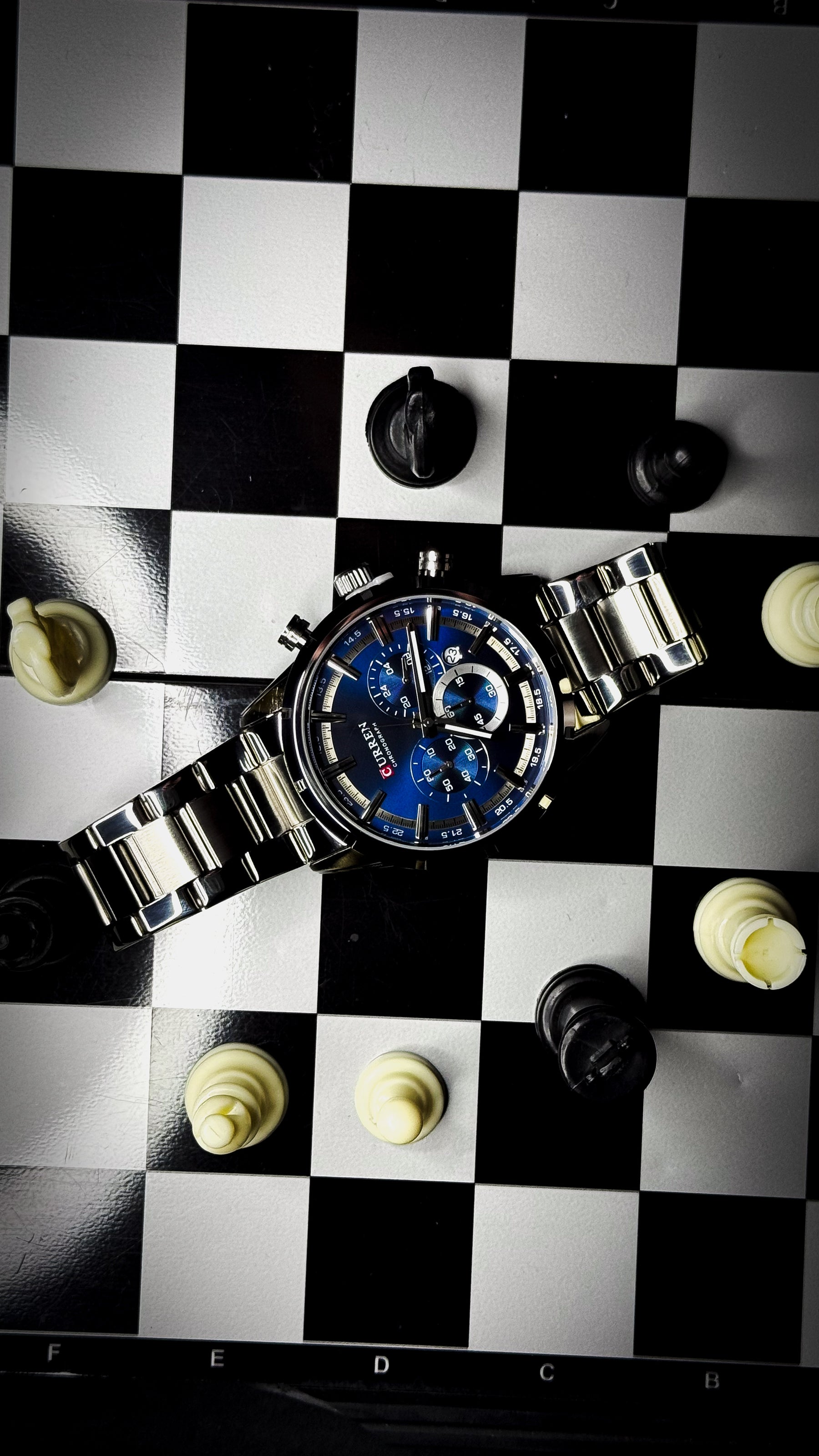 CURREN 8355 / PLATEADO – AZUL