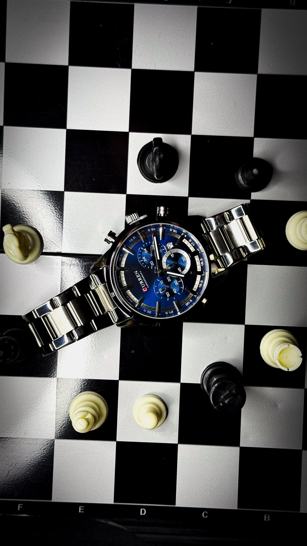 CURREN 8355 / PLATEADO – AZUL