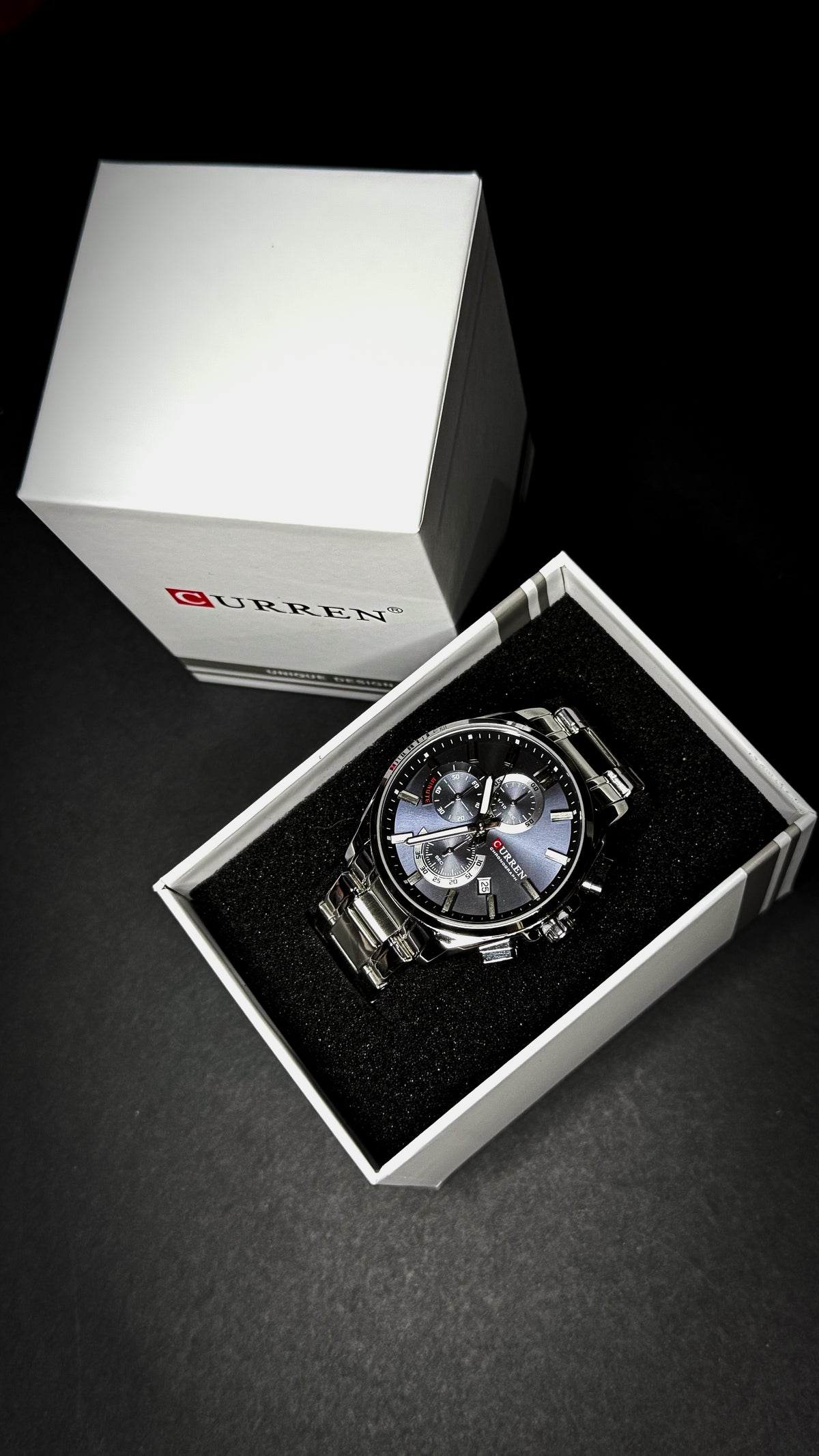 CURREN 8475 / PLATEADO – AZUL
